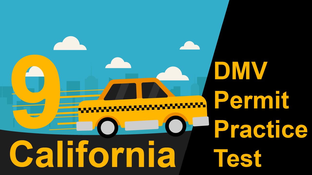 dmv practice permit test california