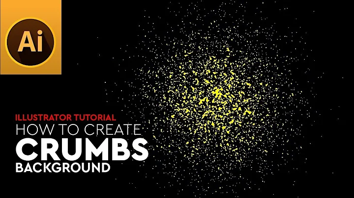 How to Create Crumbs Abstract Background Design in Adobe Illustrator