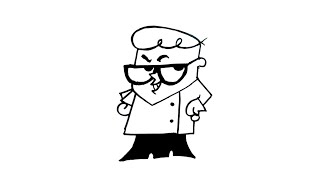 How to Draw Dexter from ' dexter's Laboratory '