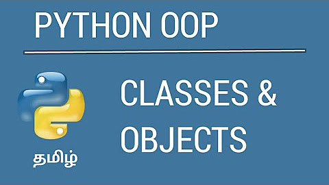 Python OOP - Tamil - YouTube