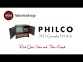 Refurbishing a 1951 Philco Console TV - Part 1