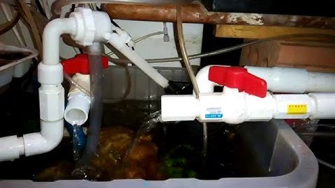 PVC Overflow output to Sump