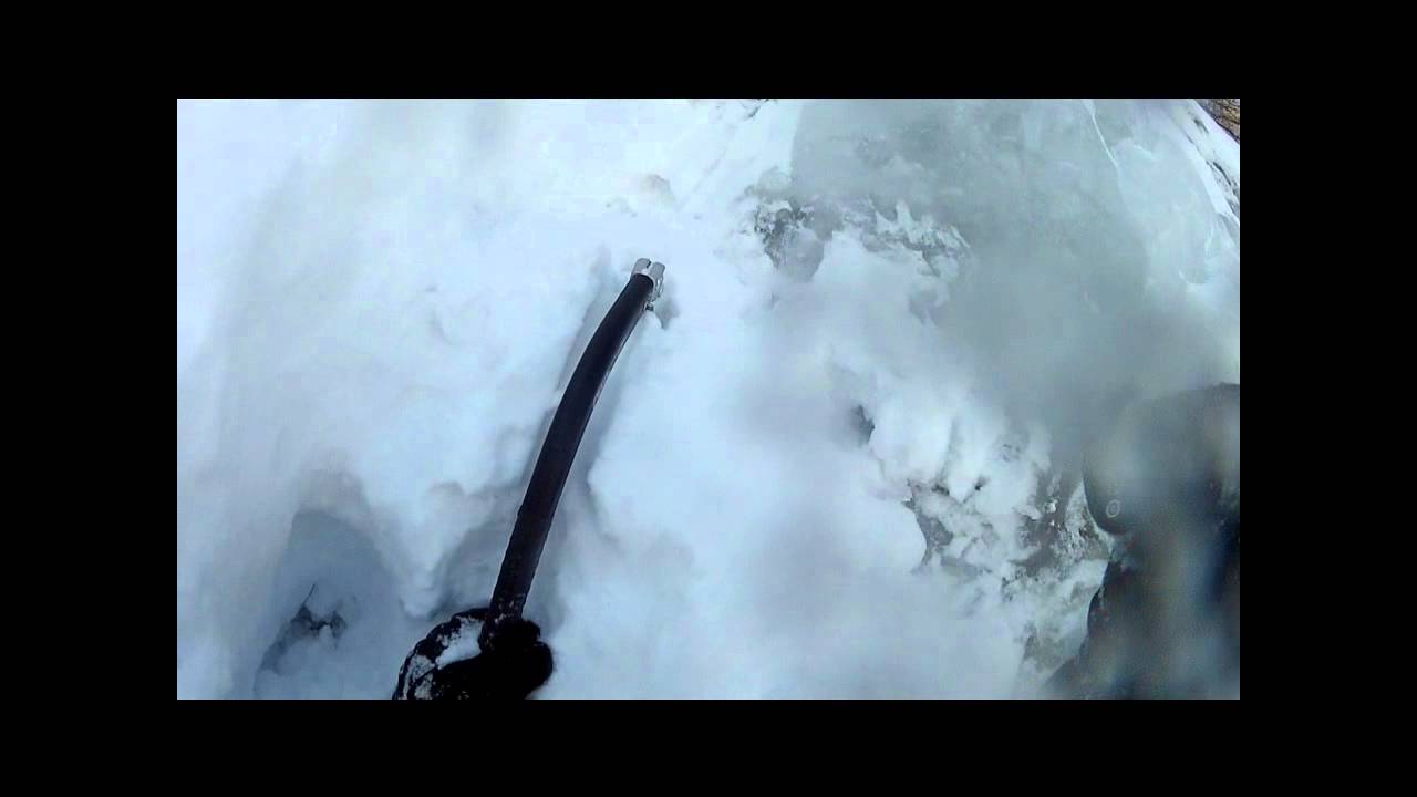 Runze3 free solo Ice climbing GoPro HD HERO2 YouTube