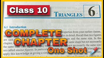 Class 10 Ex-6.2,6.3 Triangles Chapter 6 maths NCERT NEW Syllabus CBSE Rajmith