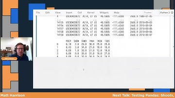 Matt Harrison - Testing Pandas- Shoots, leaves, and garbage! | PyData Global 2022