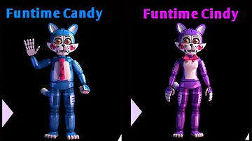 iNSaNiTY~ Funtime Candy and Cindy [FNAC fanmade]