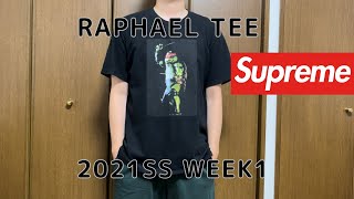 【所持品紹介】Supreme 2021SS Week1 Raphael Tee