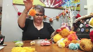 Pom Pom Bunting and Wreath Workshop with Clare Burley - FirstLightFromHome