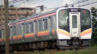 E129系B16+A20編成　信越本線下り453M　長岡→新潟