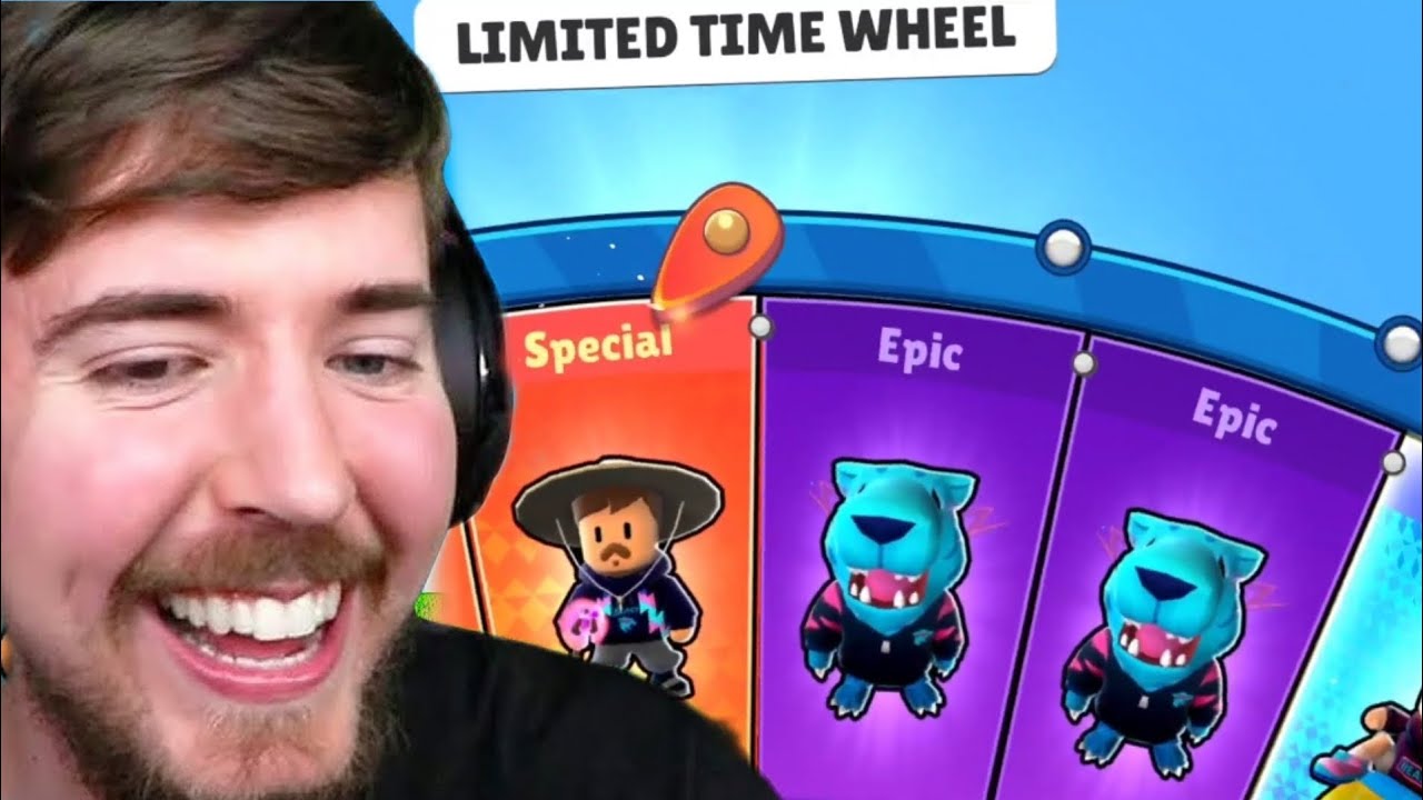 Stumble Guys MrBeast Free Wheel Opening Stumble Guys 0.53😍🔥