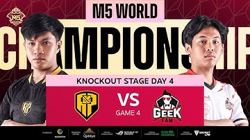 [AR] M5 Knockout Stage Day 4 APBR VS GEEK Game 4