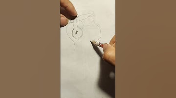 vẽ khuôn mặt của bạn Nam đang nghe nhạc #drawing #art