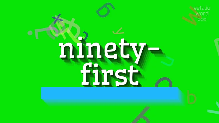 How to say "ninety-first"! (High Quality Voices)