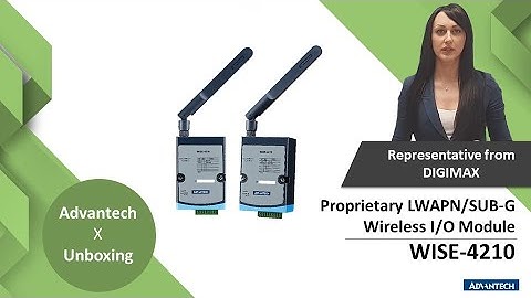 【Partner Unboxing】 Proprietary LWAPN/SUB-G Wireless I/O Module : WISE-4210 Series, Advantech (IT)