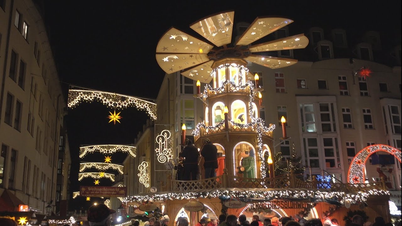 ドイツ ドレスデンのクリスマスマーケット 4k Youtube