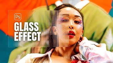 Create Stunning REFRACTED GLASS Effect in Photoshop! 💎🔥 Easy Tutorial