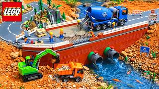 DIY Construction Science Project: Building Complex LEGO Highway & Bridge with LEGO Engineer Technic