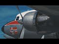 Welcome home - the final flight of DC-6B N151 LN-SUB