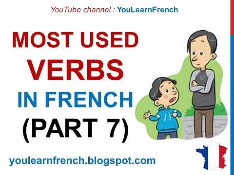 French Lesson 237 - 100 Most common Must know verbs in French PART 7 Most used words expressions