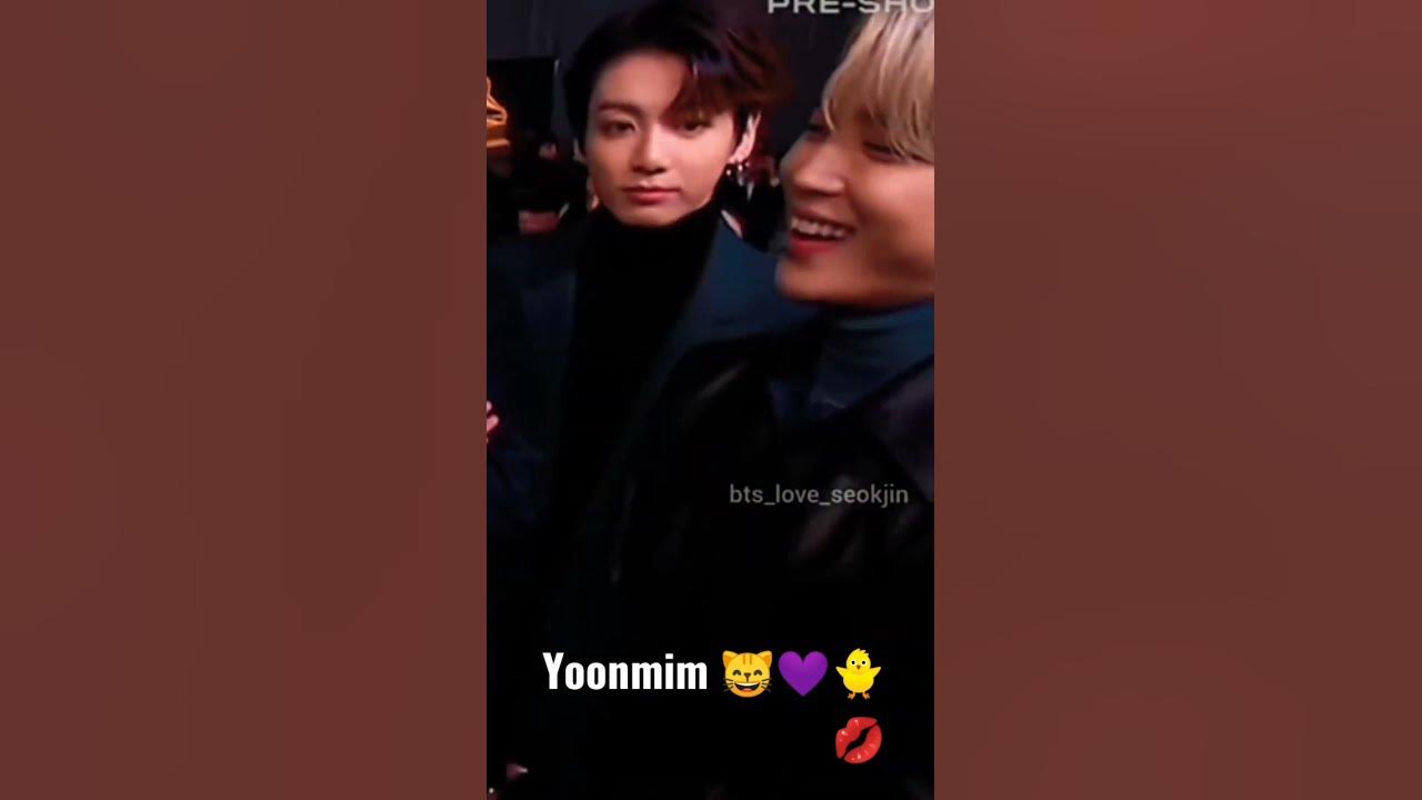 yoomin 🐥💜😸 kiss 💋x Vkook 🐯💜🐰 #teahyung #jimin #jungkook #suga #yoonmin ...