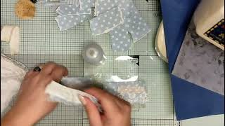 Baby Boy Junk Journal Clusters ~ Tutorial