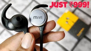 2019 Mivi Thunderbeats Bluetooth Earphones | Unboxing & Full Review in Hindi