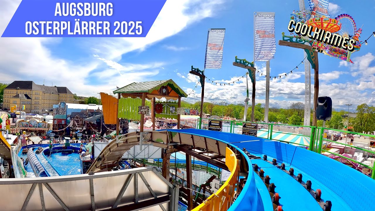 Jim & Jasper`s Wild Wasser Blume Blume Onride [ Augsburger Osterplärrer 2025 ] - Clip by CoolKirmes