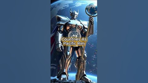 Asking A.I to Create All Countries As Pacific Rim Robot