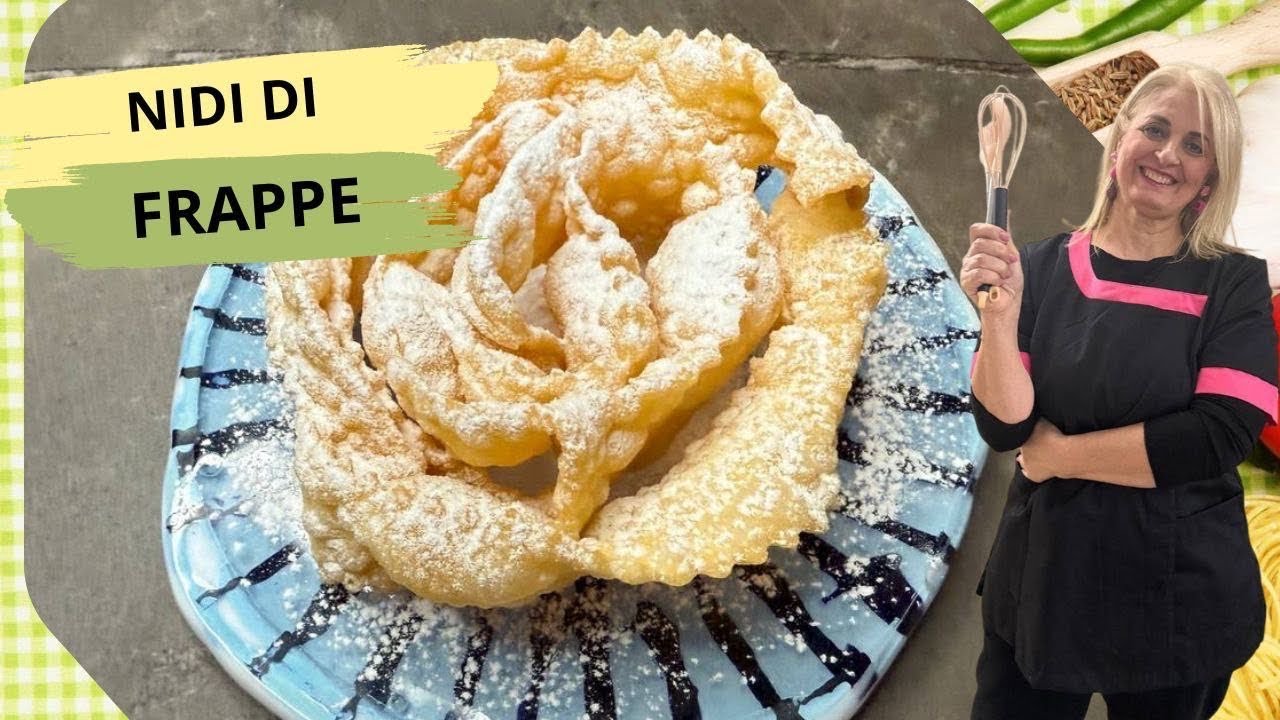 NIDI DI FRAPPE CON SOLO 3 INGREDIENTI -⚠️⚠️SENZA LATTOSIO