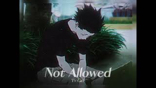 Not Allowed - Tv Girl Best Part Looped Slowed