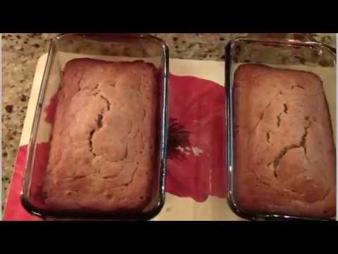 BAKING TASTY BANANA NUT BREAD!
