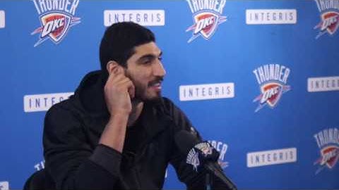 4.26.17 Thunder Exit Interviews with Enes Kanter (Part 1 of 2)