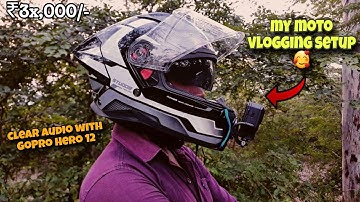 2025 Best Motovlogging Setup🔥|| Gopro Hero 12 Vlogging Setup || #gopro #vlog #theapoovlogs