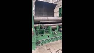 Cnc Roller Plate Bender #industrialmachines #industrialmachinery #kuyagbchannel