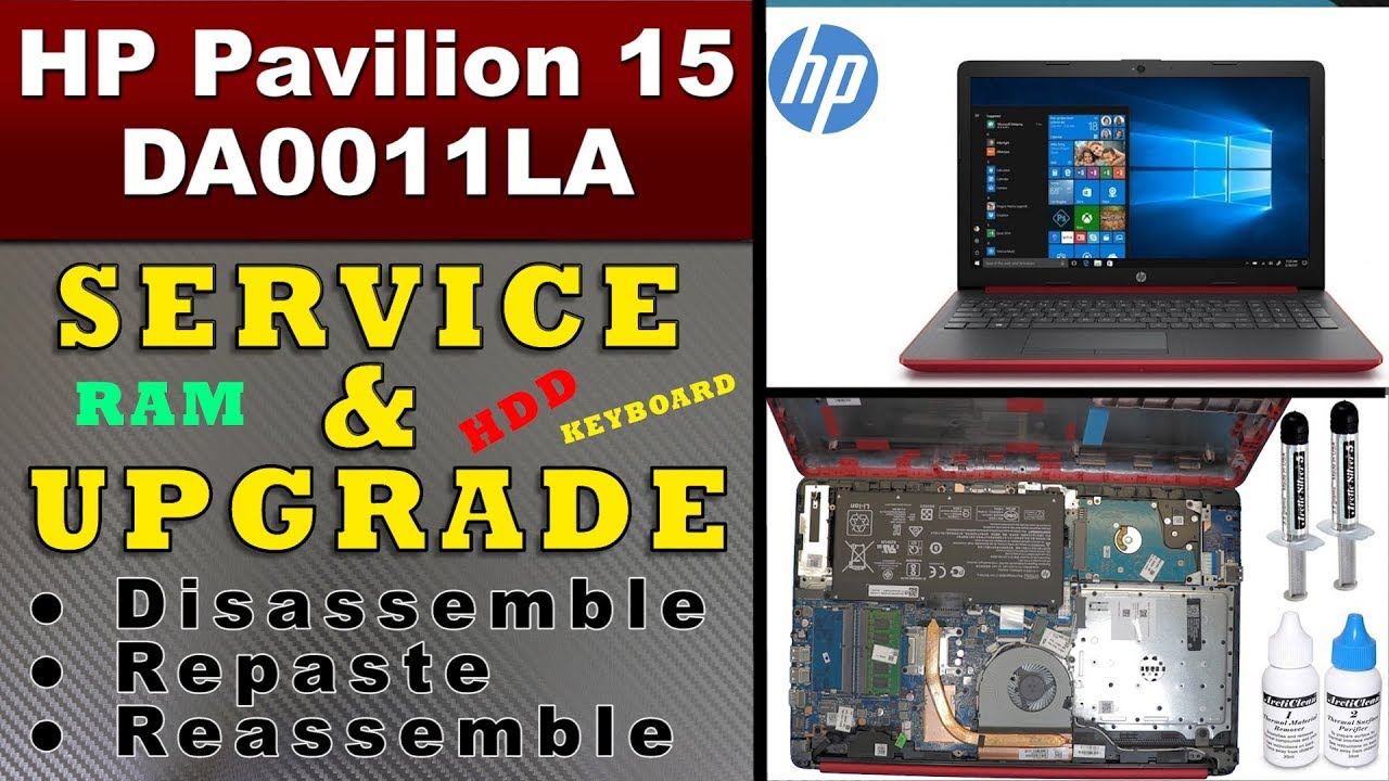 HP 15 Gaming Laptop Memory Hard Drive Upgrade Replacement 3px36la