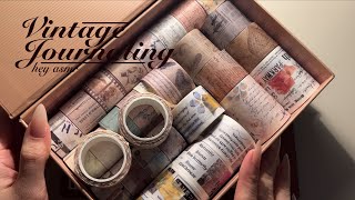 [ASMR] Don't shy away from the impact that you create | Vintage Journal | #asmr #journal #scrapbook