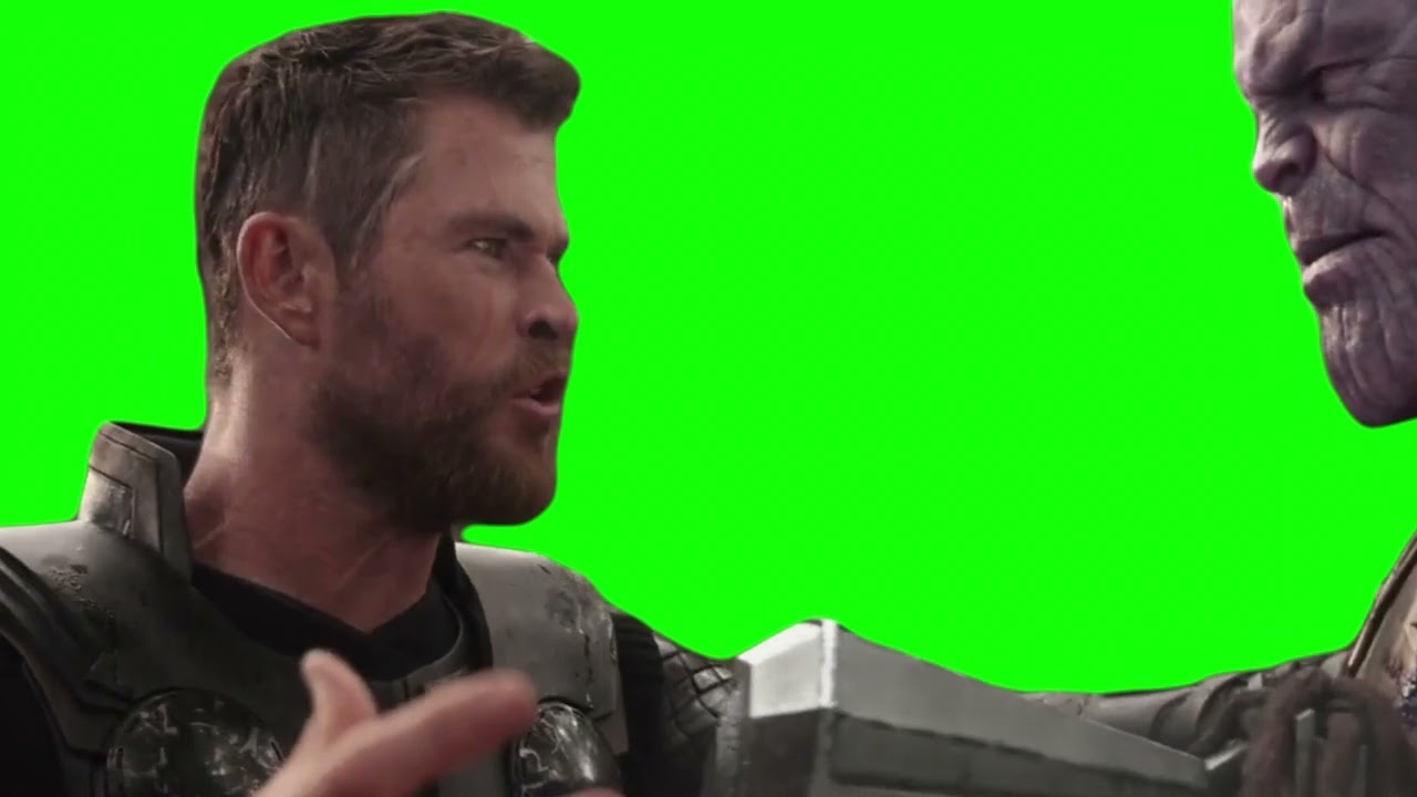 Thanos Disappear After Snap Green Screen