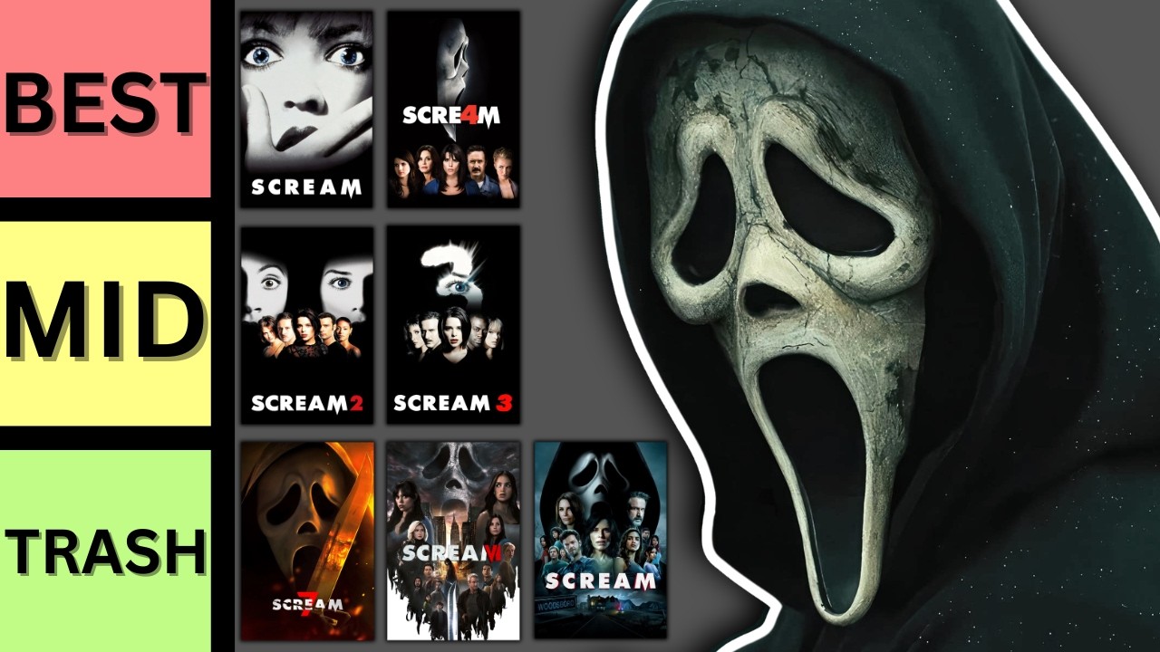 I Ranked EVERY SCREAM Movie