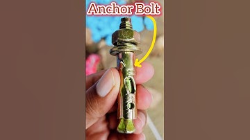 Anchor Bolts || What is Anchor Bolt || #bolt #construction #viralvideo #shorts