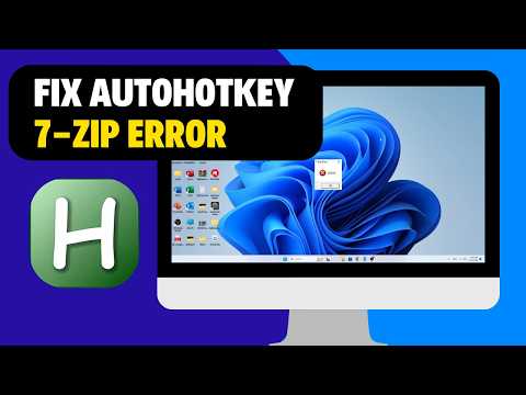 How to Fix AutoHotkey 7-Zip Error (Installation Failed)
