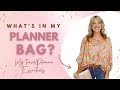 WHAT’S IN MY PLANNER BAG? | PACKING MY PLANNER ESSENTIALS FOR TRAVEL | THE HAPPY PLANNER