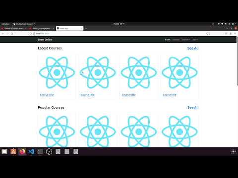 Teacher Dashboard Layout Completed with ReactJs | Learning Management System in Django ReactJs #19