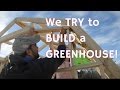 How To BUILD a GREENHOUSE from Scratch, DIY!