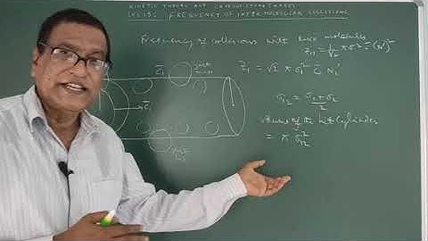 KTGS _ Frequency of collisions with like molecules and with unlike molecules