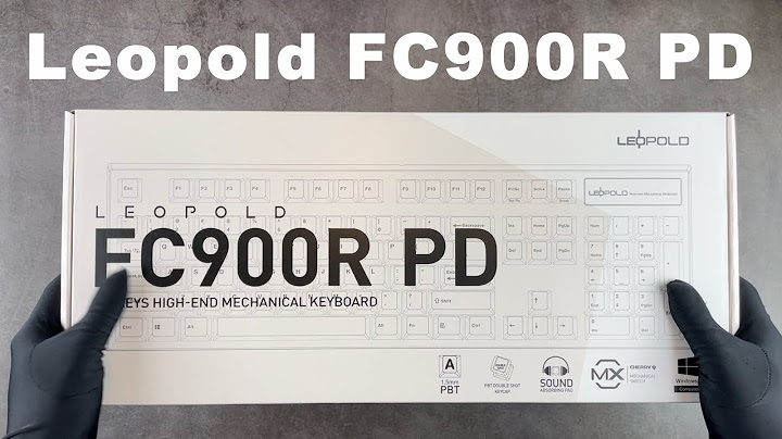 Leopold fc900r pd blue grey review