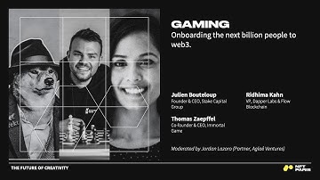GAMING, Onboarding the next billion people to web3.