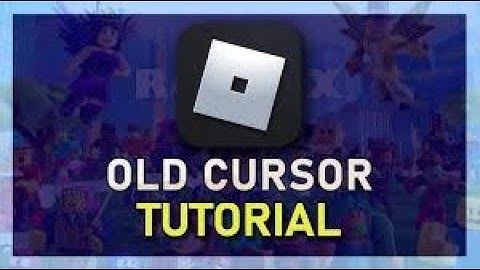 How To Get The Old Roblox Mouse Cursor Back In 2023(windows only)