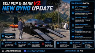 HRS ECU TUNING V2 — NEW DYNO UPDATE | FIVEM | GTA 5 | ANTILAG DYNO & POP AND BANG | SCRIPT