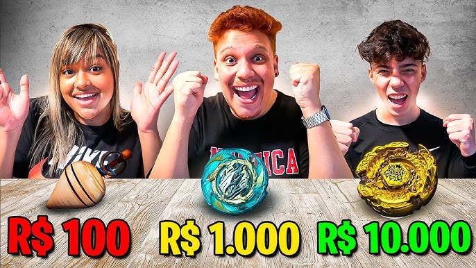 INCRÍVEL! DESAFIEI O ENALDINHO COM A BEYBLADE MAIS FORTE DO MUNDO! - P