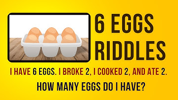🥚 I Had 6 Eggs… How Many Are Left? | Genius Riddles to Blow Your Mind!